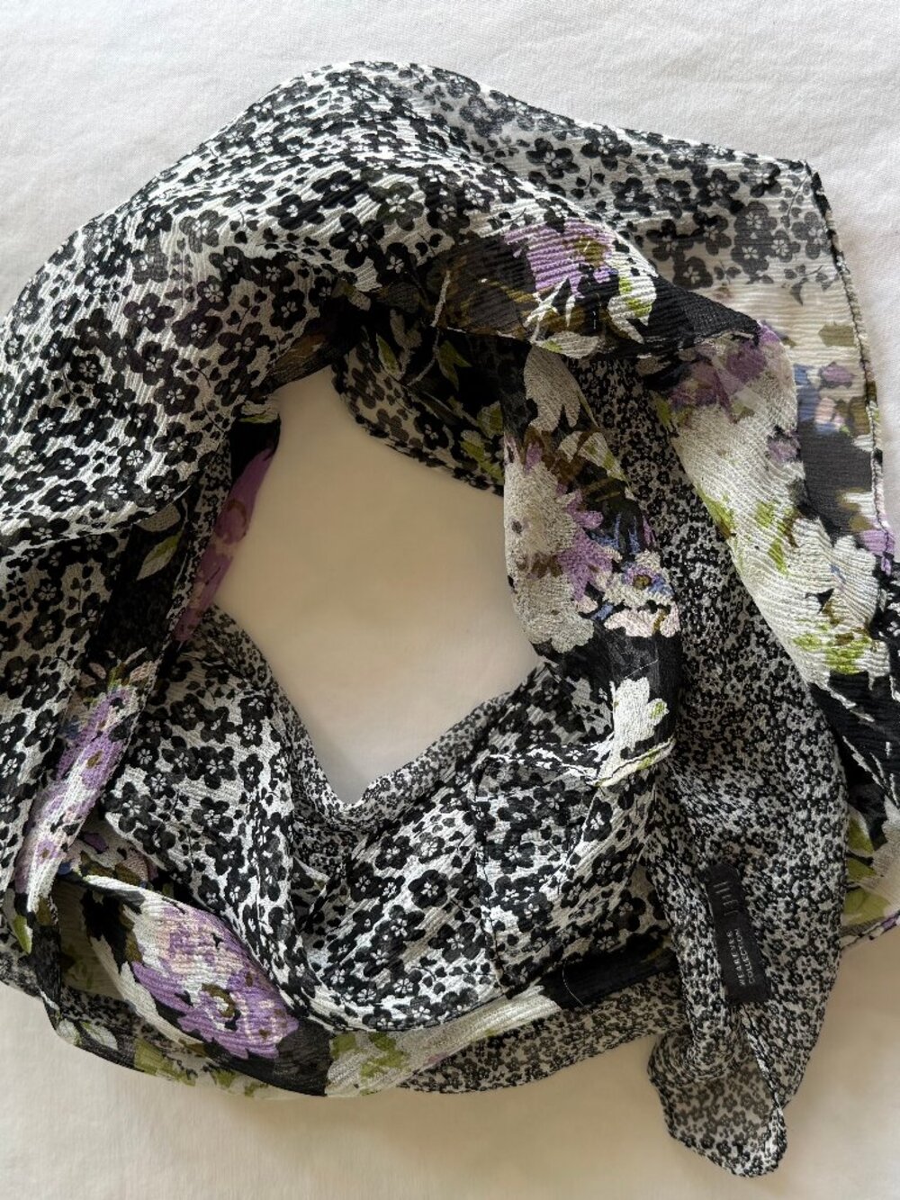 J.Jill Wearever Collection Cottagecore Feminine Floral Scarf - One Size